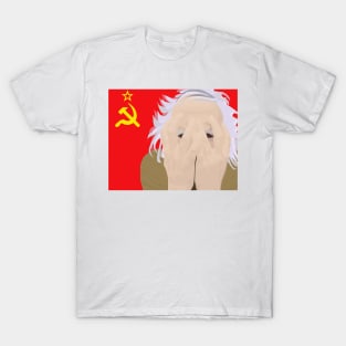 Crazy Soviet Scientist - Vector Art T-Shirt